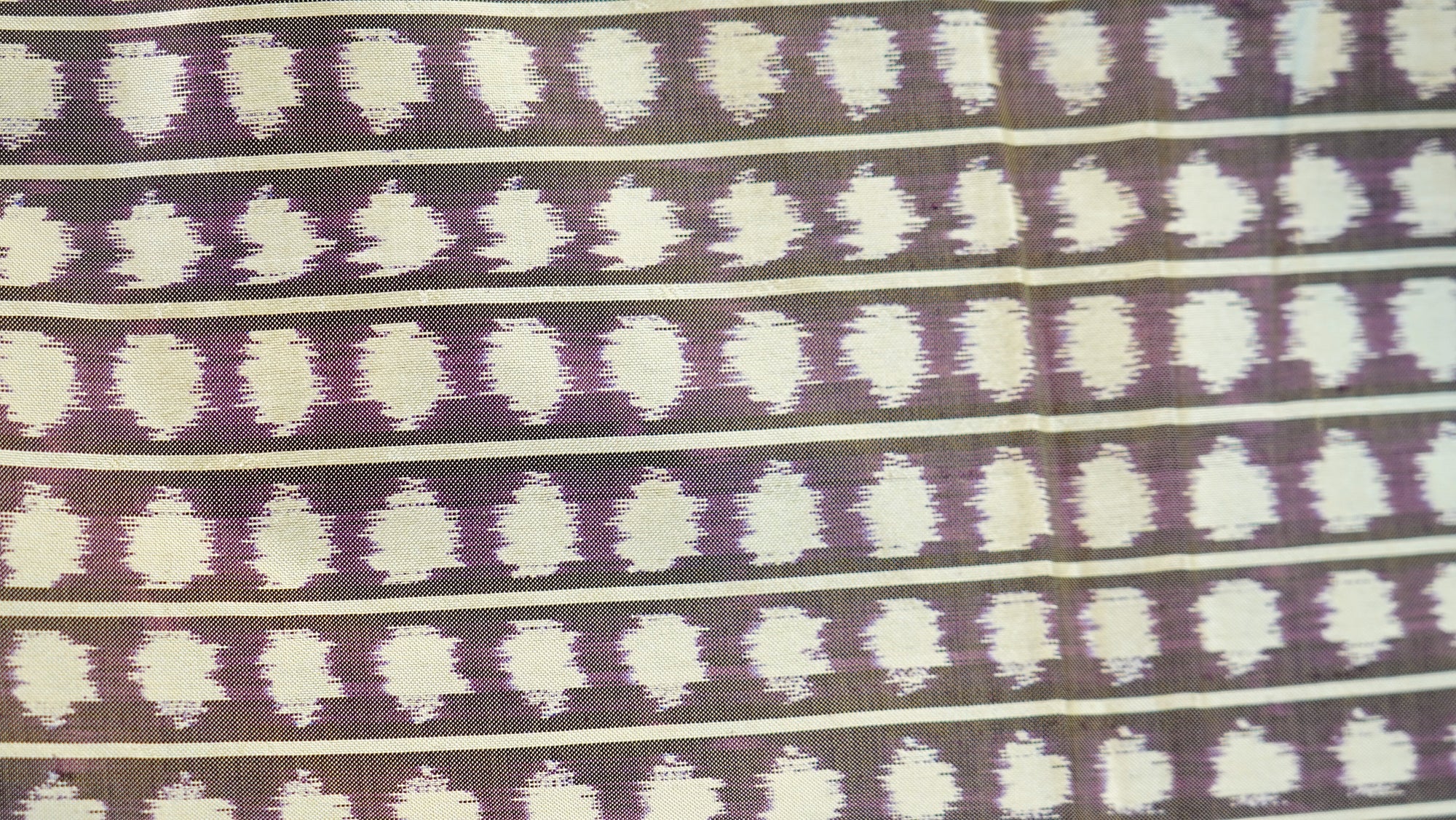 Bibhu Mohapatra Greyish Purple Mulberry Silk Pochampally Ikat Saree