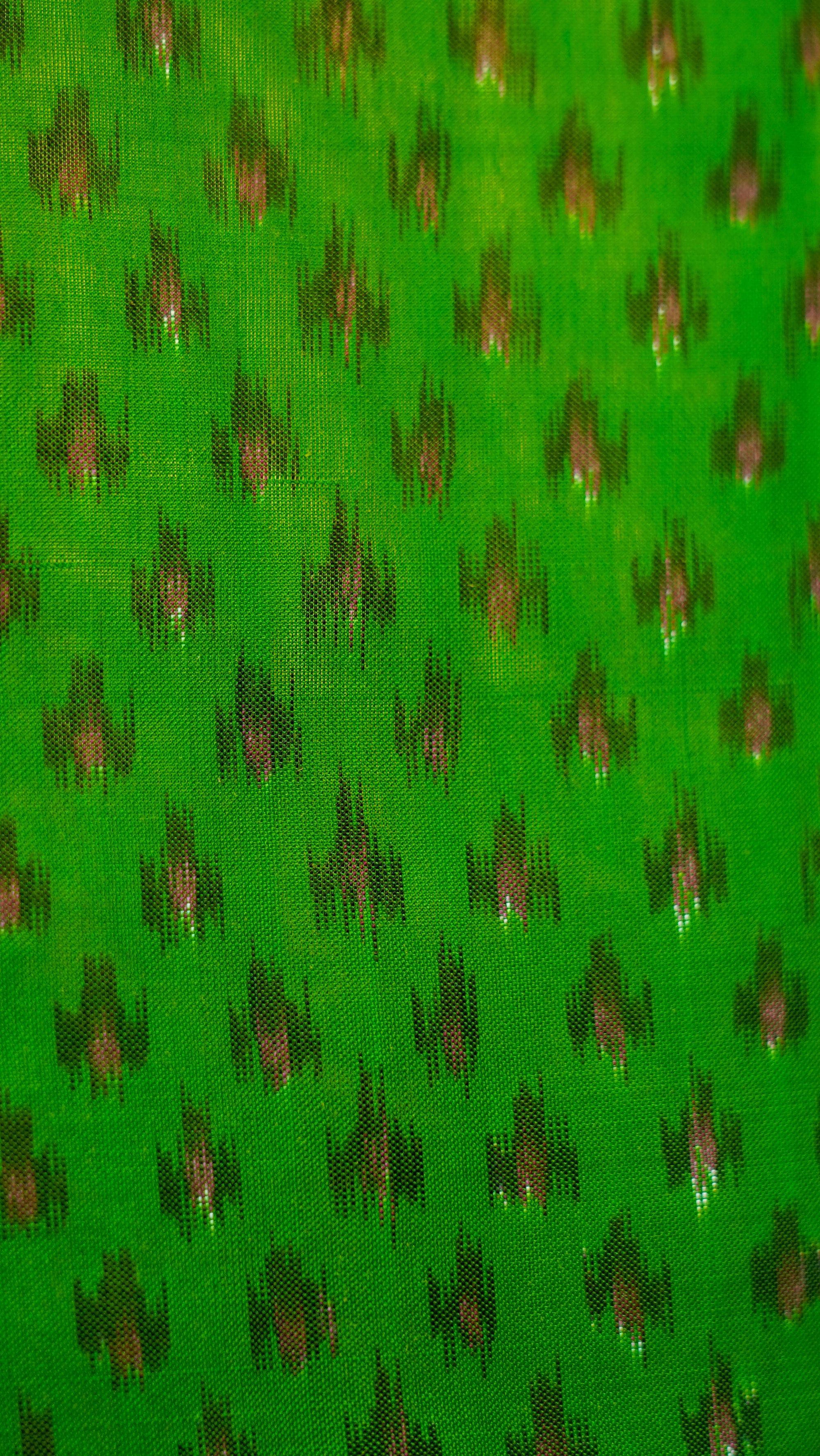 Sea Blue &amp; Green Mulberry Silk Pochampally Ikat Saree