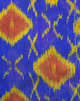 Bibhu Mohapatra Cobalt Blue & Orange Mulberry Silk Odisha Ikat Saree