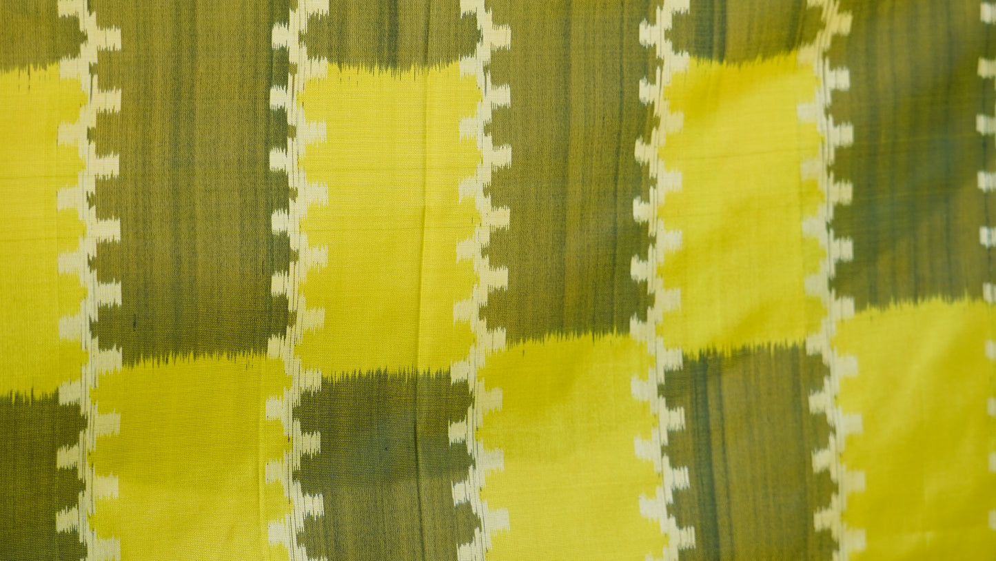 Bibhu Mohapatra Blue & Green Mulberry Silk Odisha Ikat Saree