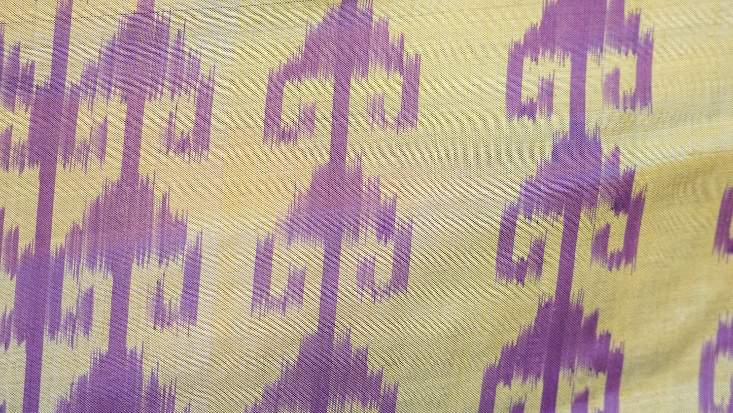 Bibhu Mohapatra Lavender & Grey Mulberry Silk Pochampally Ikat Saree