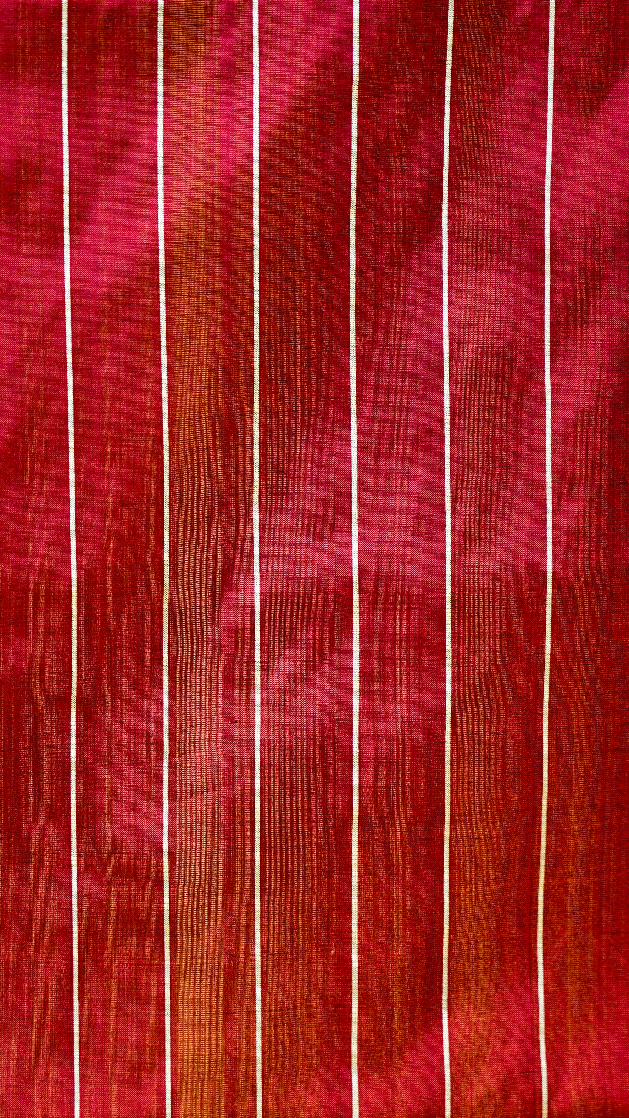 Maroon &amp; Silver Mulberry Silk Odisha Ikat Saree
