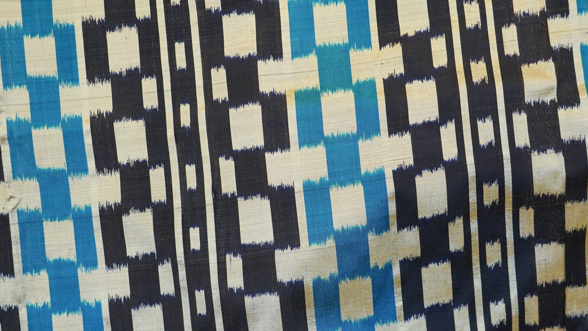 Bibhu Mohapatra Dual Shade Blue &amp; Silver Mulberry Silk Odisha Ikat Saree