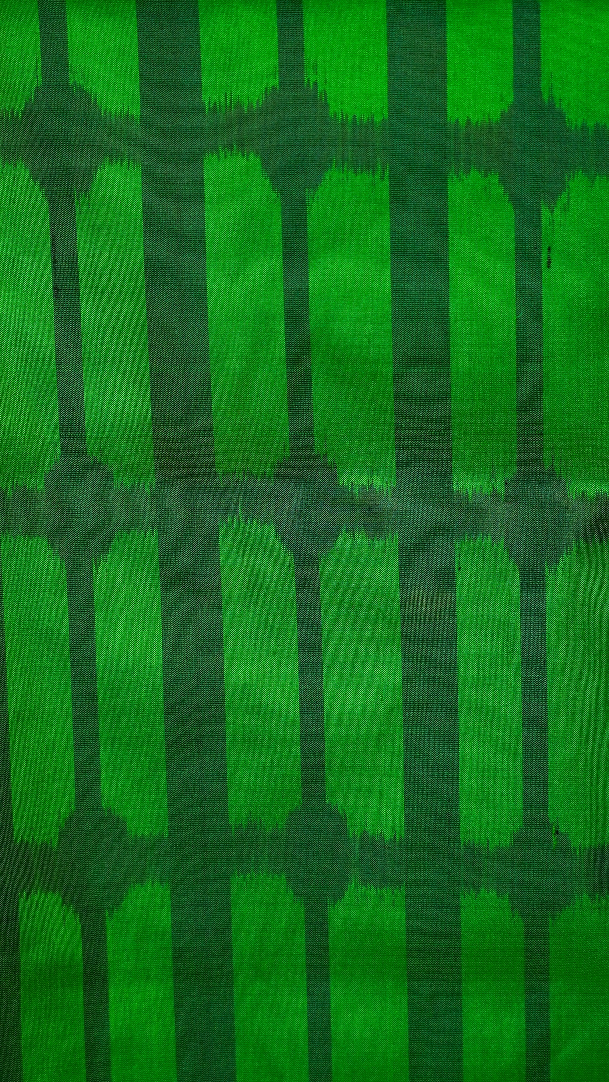 Bibhu Mohapatra Green &amp; Black Mulberry Silk Odisha Ikat Saree