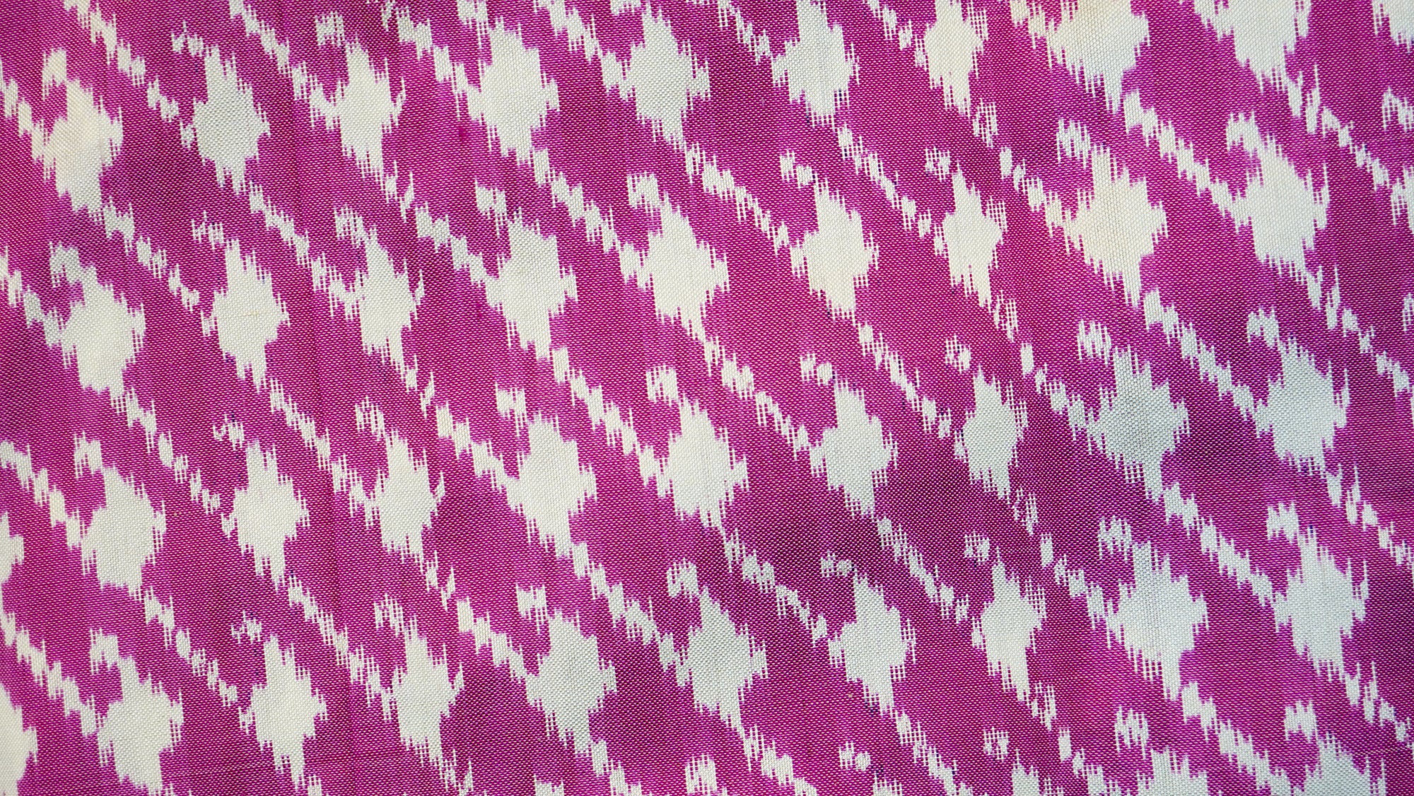 Bibhu Mohapatra Pink &amp; White Mulberry Silk Pochampally Ikat Saree