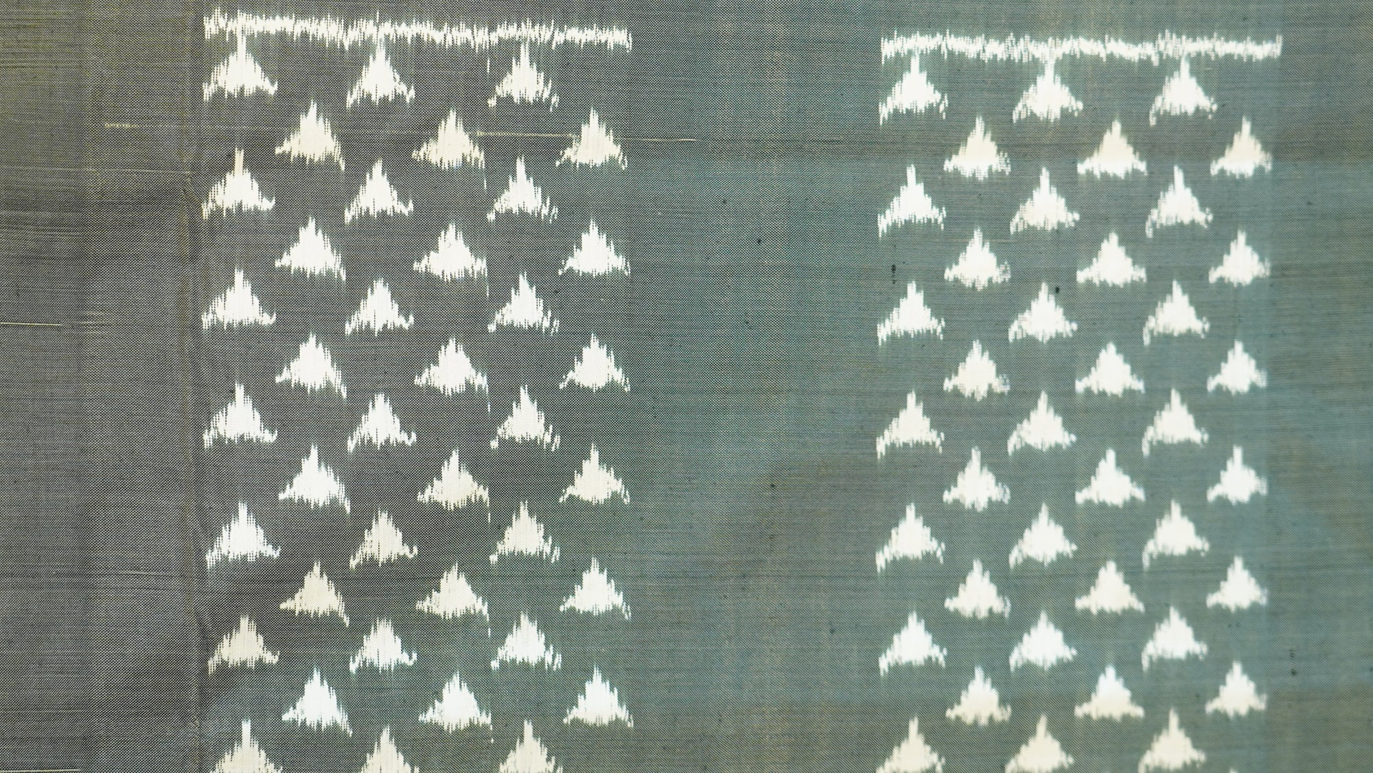 Bibhu Mohapatra Grey Mulberry Silk Pochampally Ikat Saree