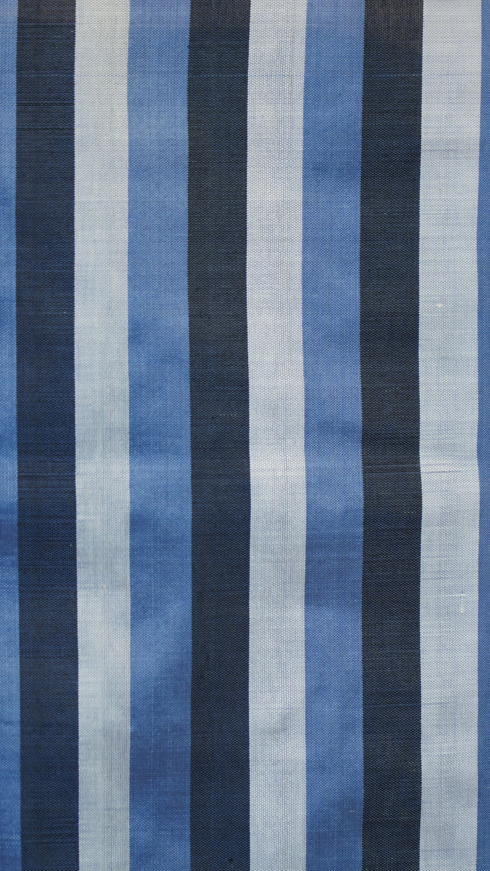 Dark Grey &amp; Blue Mulberry Silk Pochampally Ikat Saree