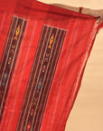 Red & Black Mulberry Silk Odisha Double Warp Ikat Saree