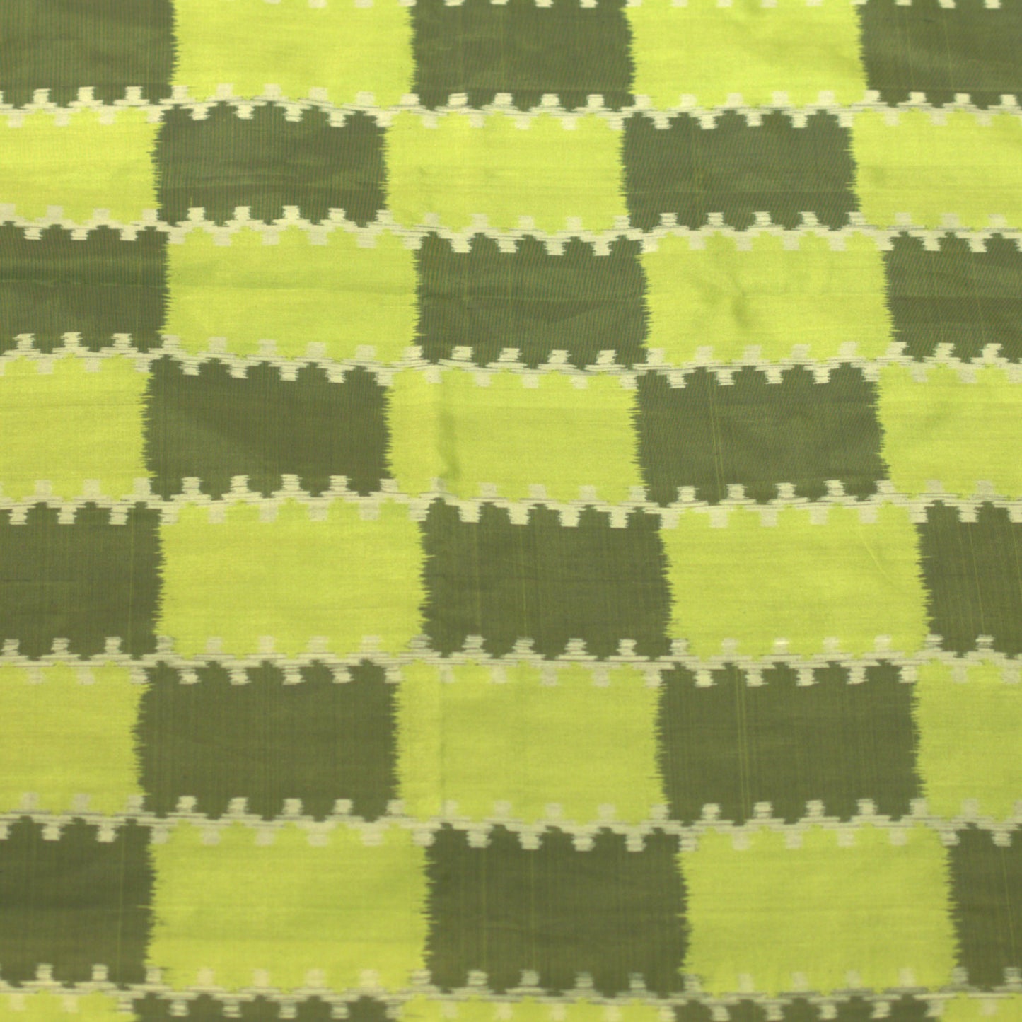 Bibhu Mohapatra Navy Blue & Lime Green Mulberry Silk Odisha Ikat Saree