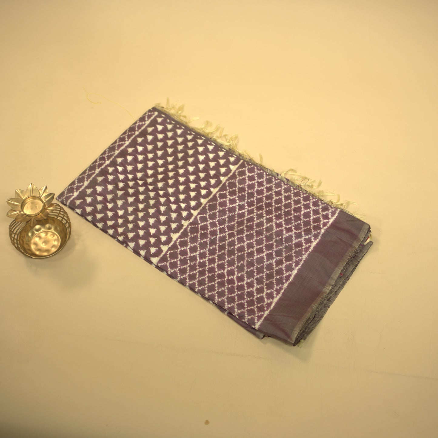 Bibhu Mohapatra Purple Mulberry Silk Pochampally Ikat Saree