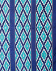Ikatan Blue Mulberry Silk Odisha Geometric Ikat Saree Ikatan